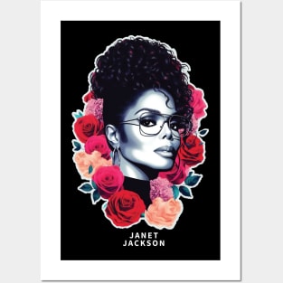 Janet Jackson //\\  Retro Fan Design Posters and Art